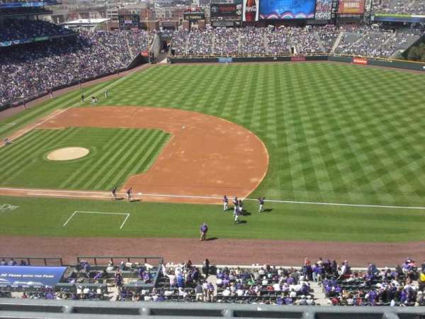 Coors Field, section: L321, row: 1