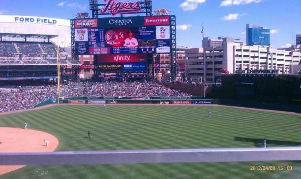 Comerica Park, section: 216, row: A, seat: 19,20