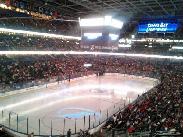 Benchmark International Arena, section: 206, row: E, seat: 1