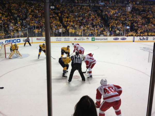 Bridgestone Arena, section: 103, row: DD, seat: 1