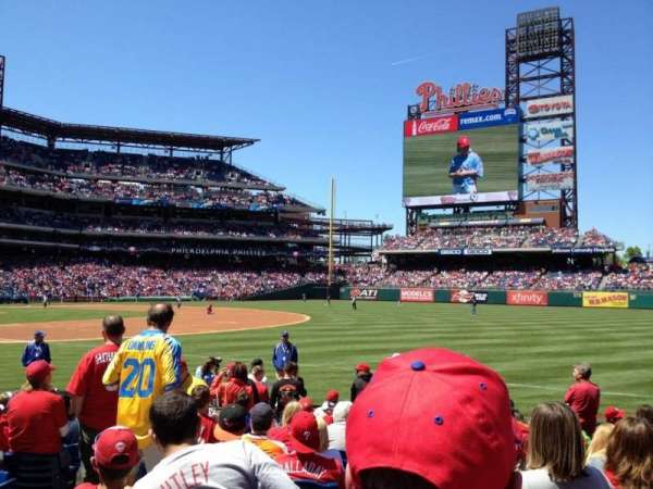 Citizens Bank Park, section: 111, row: 13, seat: 11