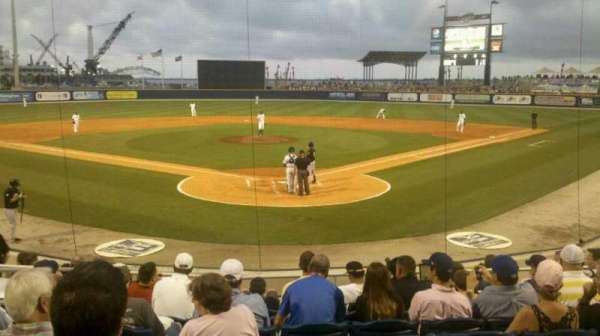 Blue Wahoos Stadium, section: 100, row: L, seat: 15