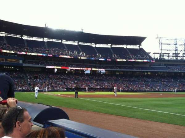 Turner Field, section: 121, row: 2, seat: 102
