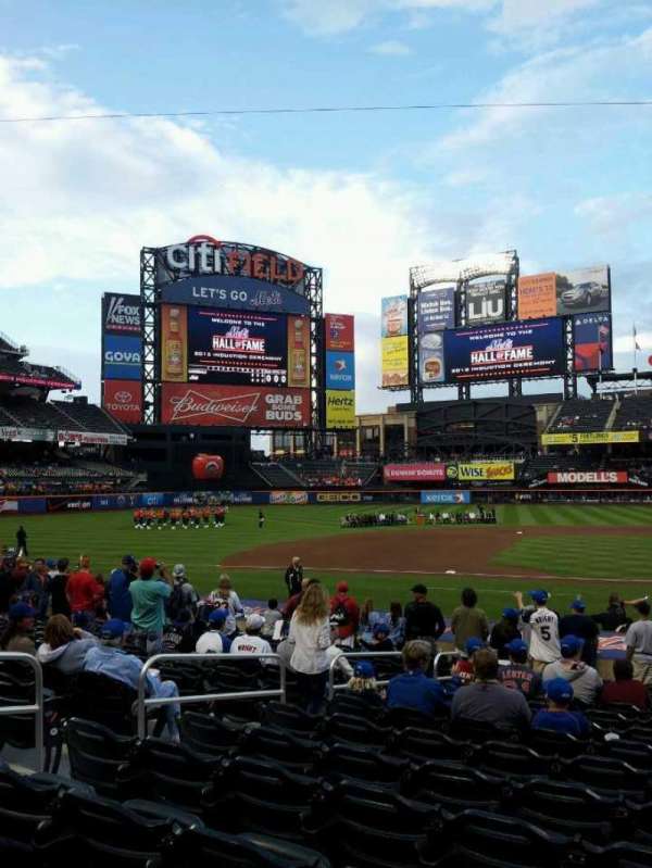 Citi Field, section: 121, row: 15, seat: 12