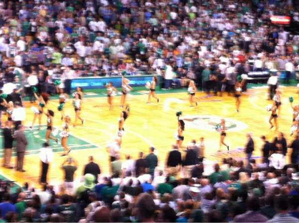 TD Garden, section: 15, row: 22, seat: 1