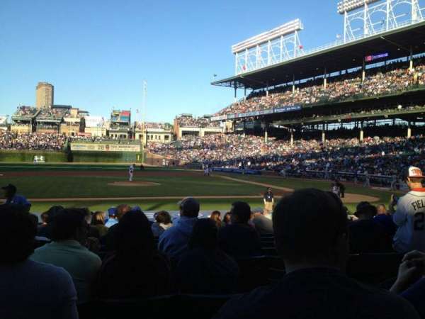 Wrigley Field, section: 112, row: 3, seat: 9
