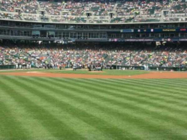 Comerica Park, section: 102, row: F, seat: 8