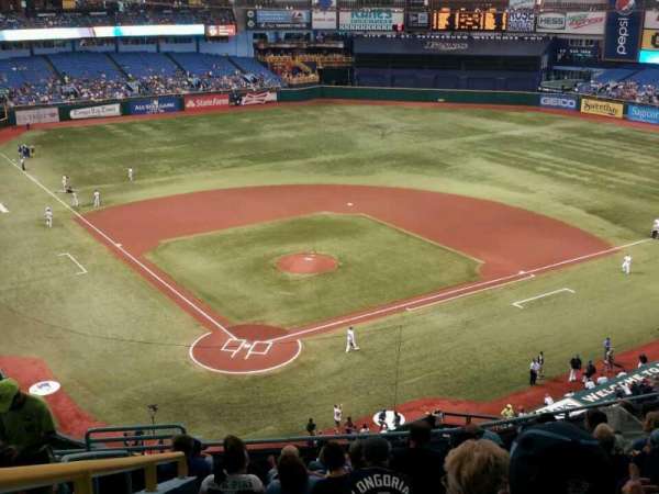 Tropicana Field, section: 304, row: M, seat: 3
