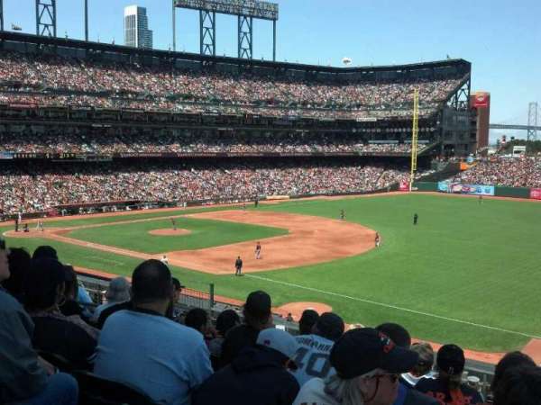 Oracle Park, section: 202, row: f, seat: 2