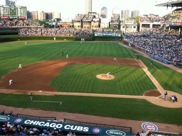 Wrigley Field, section: 312L, row: 1, seat: 3