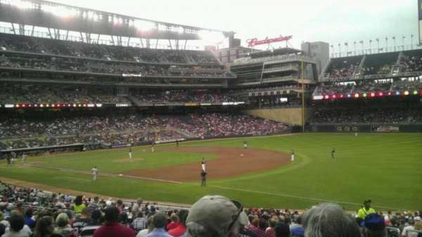 Target Field, section: 104, row: 35, seat: 3