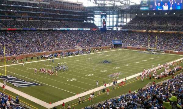 Ford Field, section: 223, row: 8
