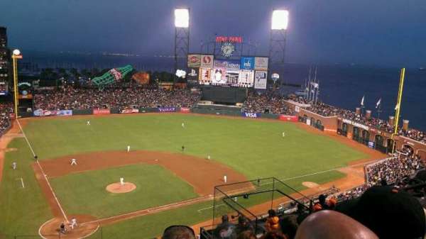 Oracle Park, section: VR312, row: 5, seat: 6