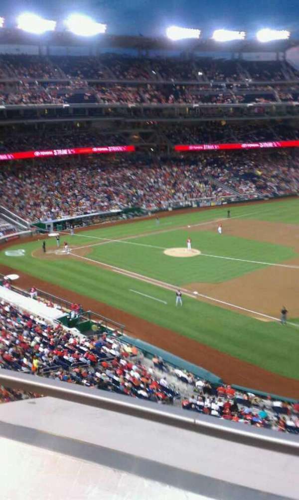 Nationals Park, section: 222, row: A, seat: 5