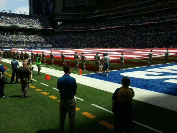 Lucas Oil Stadium, section: 132, row: 1, seat: 7