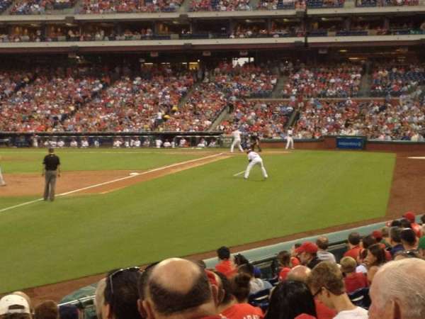 Citizens Bank Park, section: 138, row: 14, seat: 1