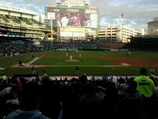 Comerica Park, section: 123, row: 31, seat: 4