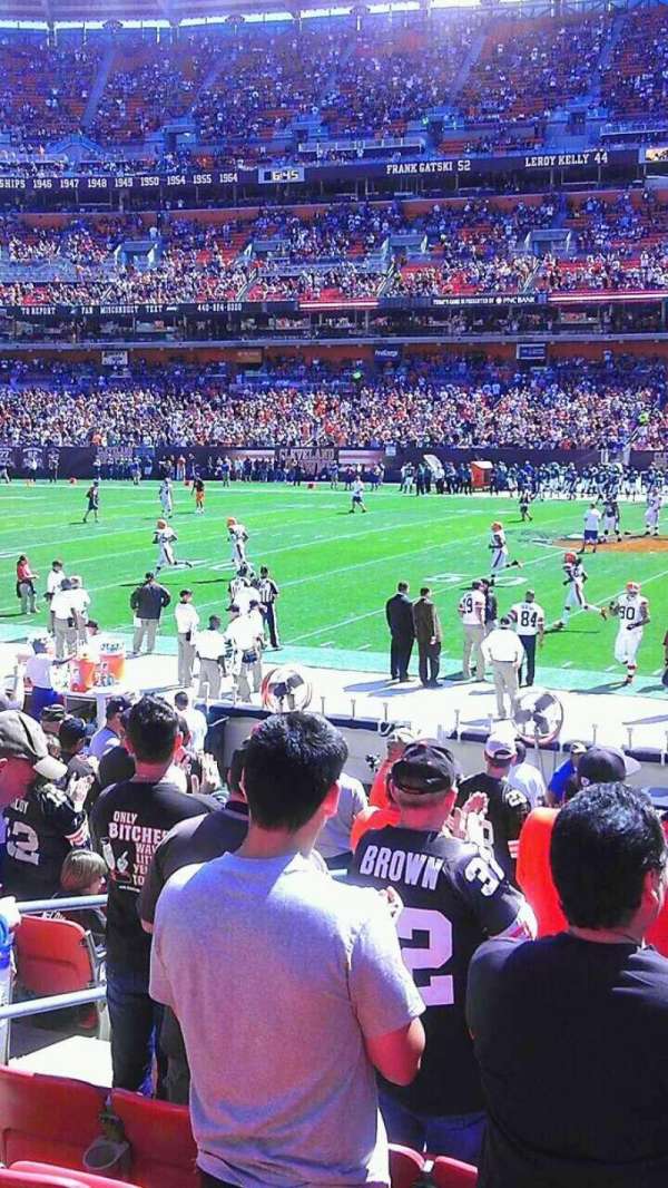 Huntington Bank Field, section: 132, row: 12, seat: 6