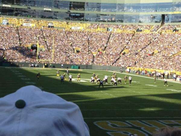 Lambeau Field, section: 136, row: 18, seat: 10