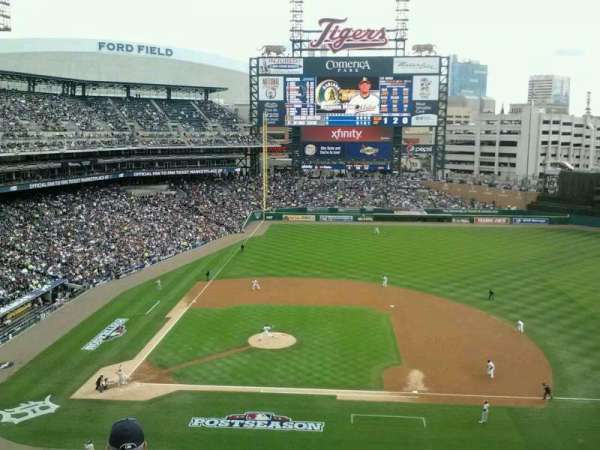 Comerica Park, section: 322, row: 1, seat: 12