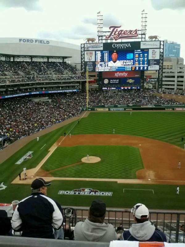 Comerica Park, section: 322, row: 1, seat: 12