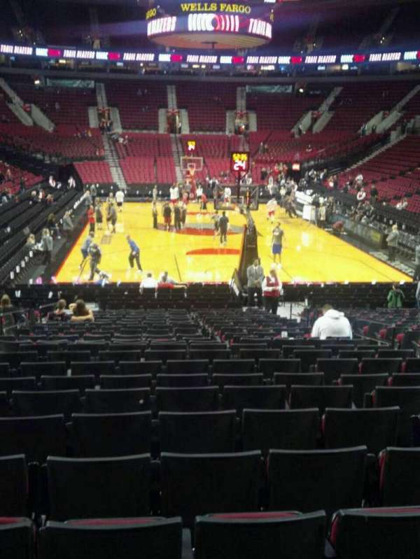Moda Center, section: 107, row: L, seat: 7