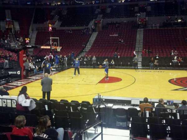 Moda Center, section: 101, row: G, seat: 20