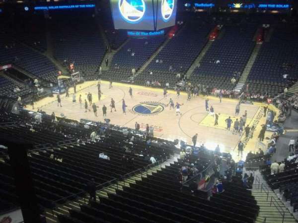 Oakland Arena, section: 229, row: 1, seat: 11