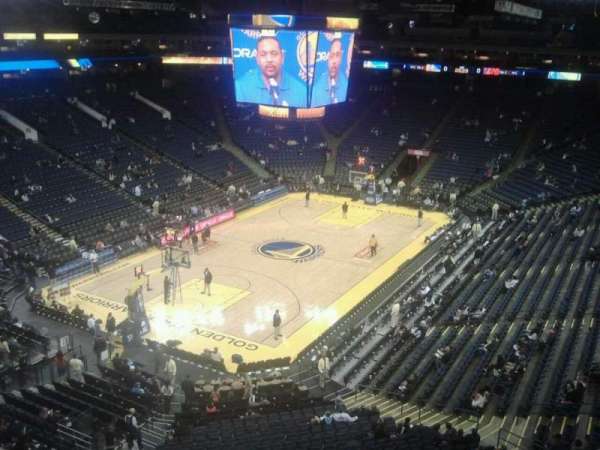 Oakland Arena, section: 221, row: 1, seat: 12