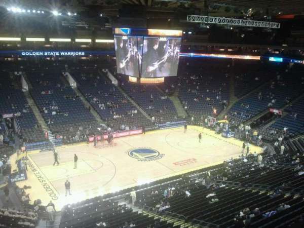 Oakland Arena, section: 219, row: 1, seat: 8