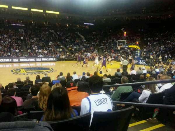 Oakland Arena, section: 115, row: 4, seat: 3
