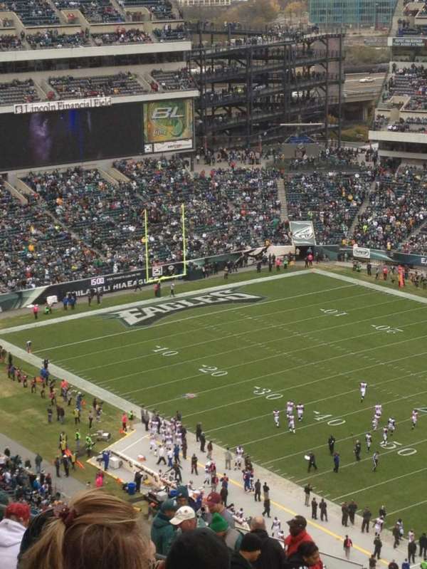 Lincoln Financial Field, section: 205, row: 13, seat: 21