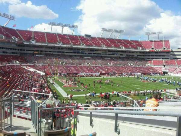 Raymond James Stadium, section: 230, row: H, seat: 19
