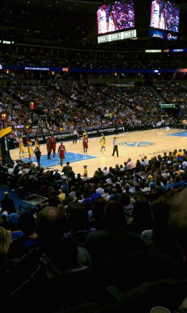 Ball Arena, section: 130, row: 16, seat: 15