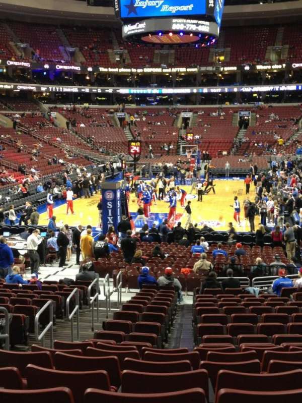 Xfinity Mobile Arena, section: 120, row: 18, seat: 1
