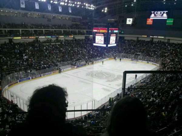Giant Center, section: 203, row: B, seat: 2
