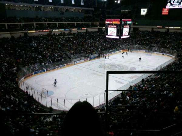 Giant Center, section: 203, row: B, seat: 1