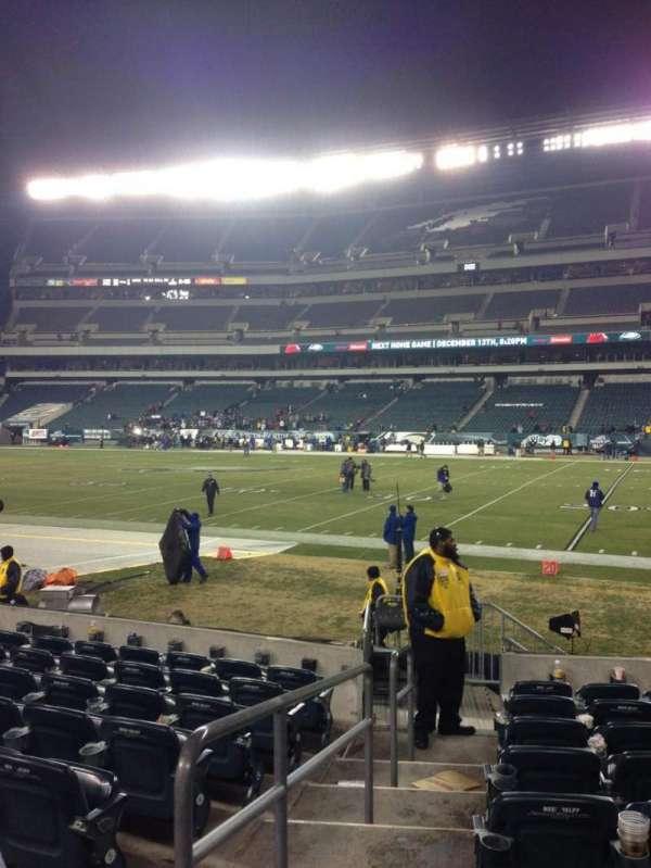 Lincoln Financial Field, section: 104, row: 9, seat: 20