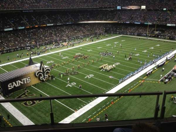 Caesars Superdome, section: 234, row: 3