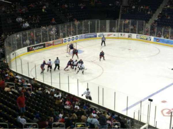 Gas South Arena, section: 218, row: A, seat: 10
