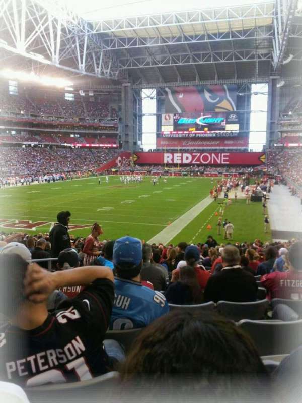 State Farm Stadium, section: 116, row: 22, seat: 9