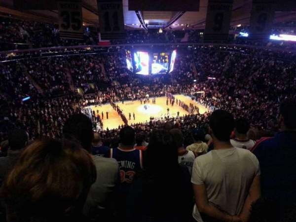 Madison Square Garden, section: 209, row: 23, seat: 15