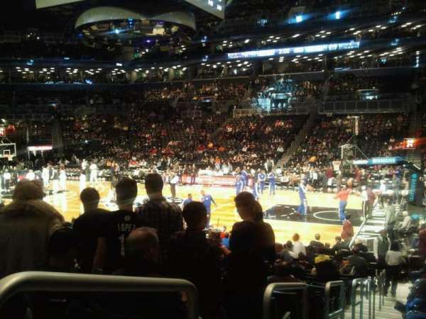 Barclays Center, section: 22, row: 15, seat: 8