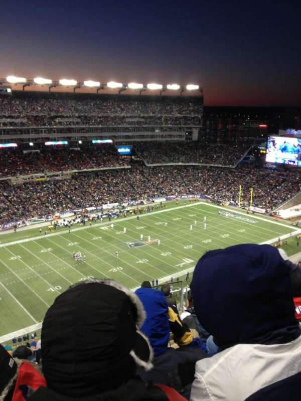Gillette Stadium, section: 315, row: 16, seat: 9