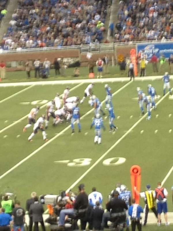 Ford Field, section: 106, row: 37, seat: 1