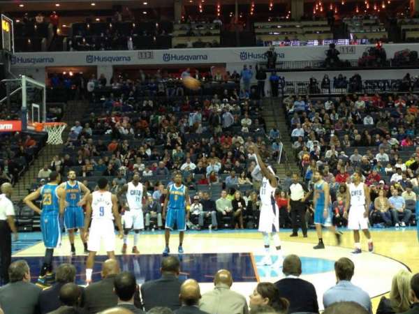 Spectrum Center, section: 106, row: 6, seat: 4