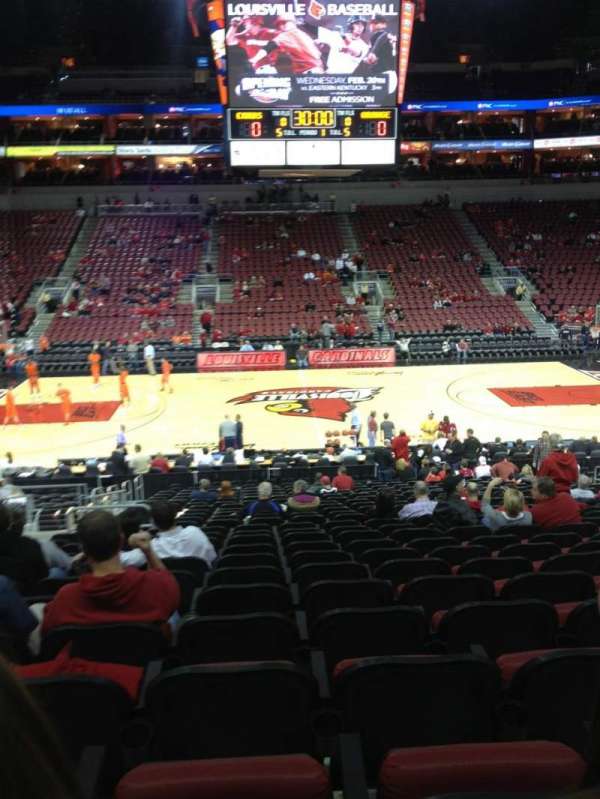 KFC Yum! Center, section: 116, row: Aa, seat: 14