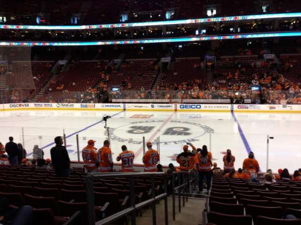 Xfinity Mobile Arena, section: 114, row: 16, seat: 1