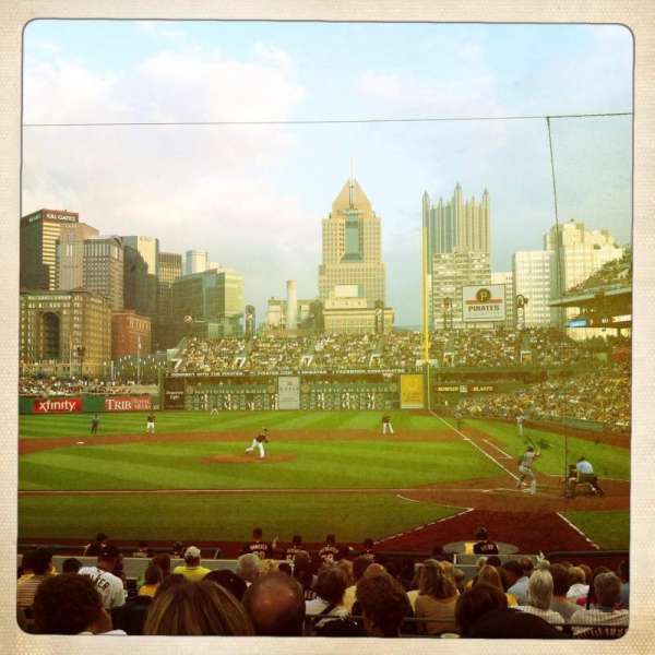 PNC Park, section: 120, row: F, seat: 8