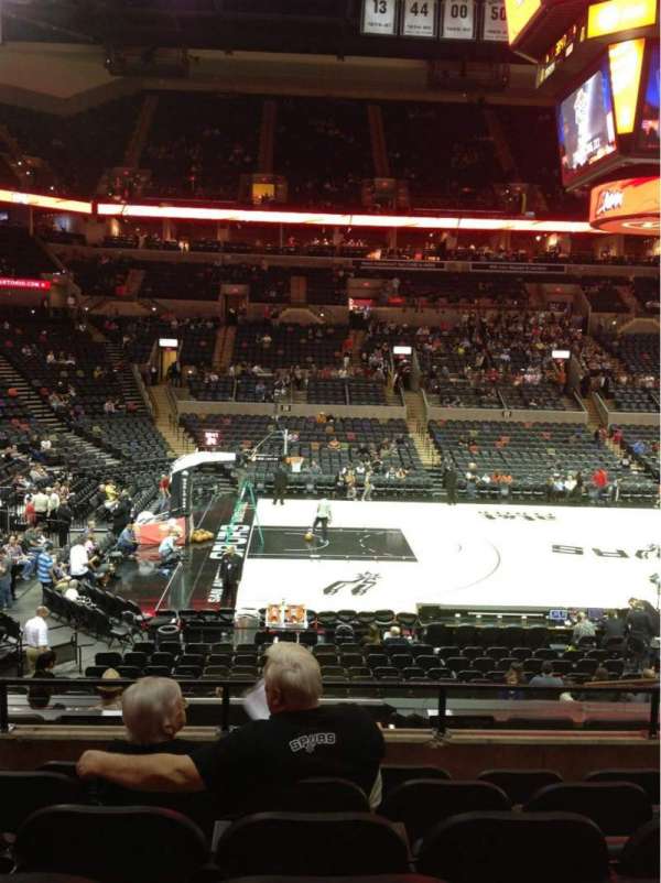 Frost Bank Center, section: 109, row: 25, seat: 8